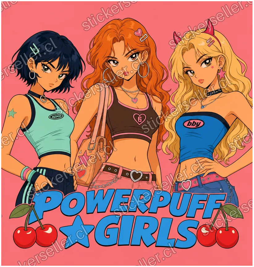 Powerpuff Girls a lo anime