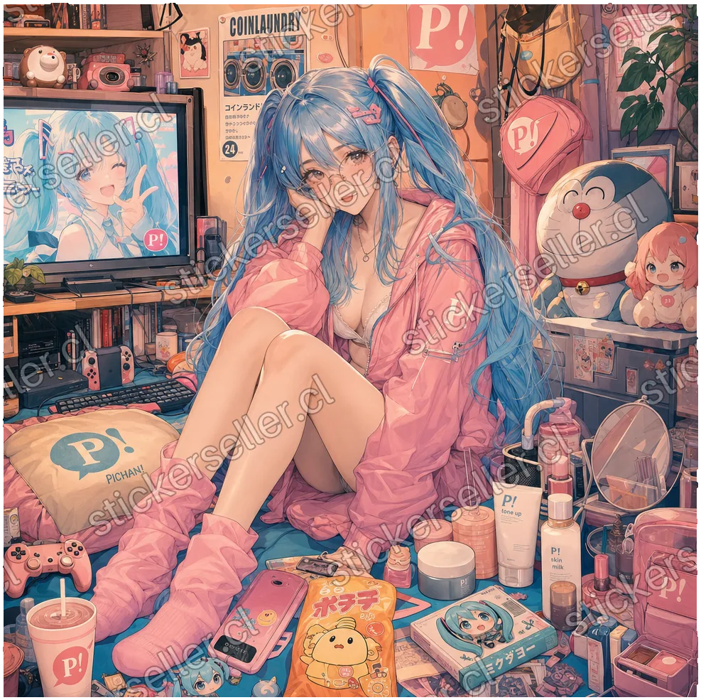 Cuarto otaku desordenado