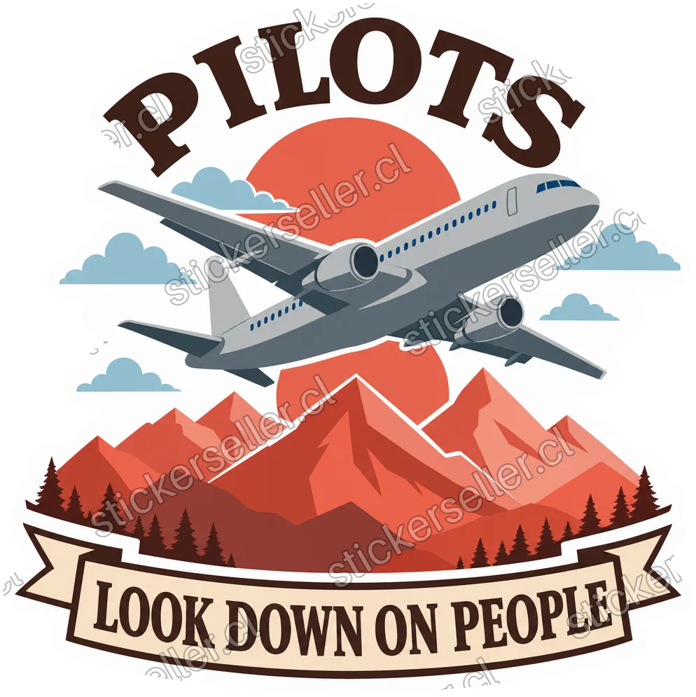 Pilots Look Down On People