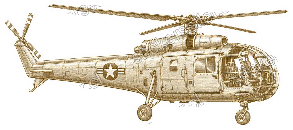 Helicóptero vintage