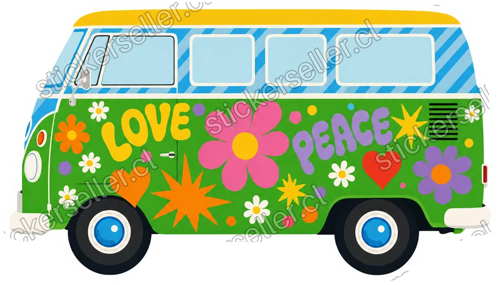 Kombi psicodélica love peace