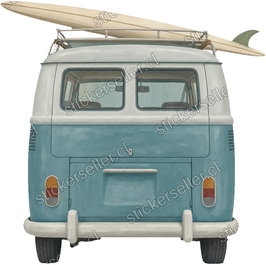 Kombi de espaldas