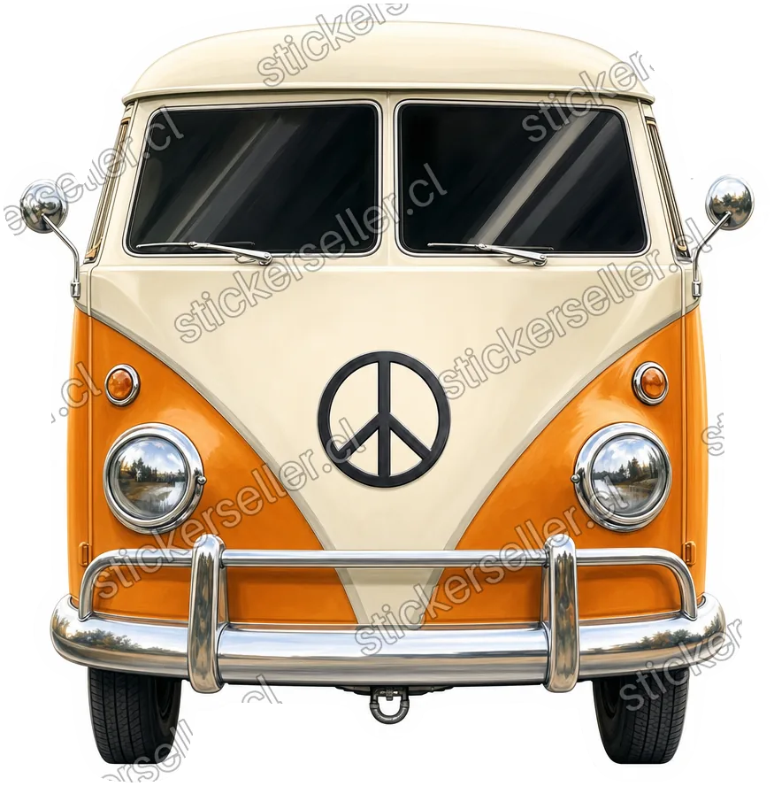 Kombi naranja al sol
