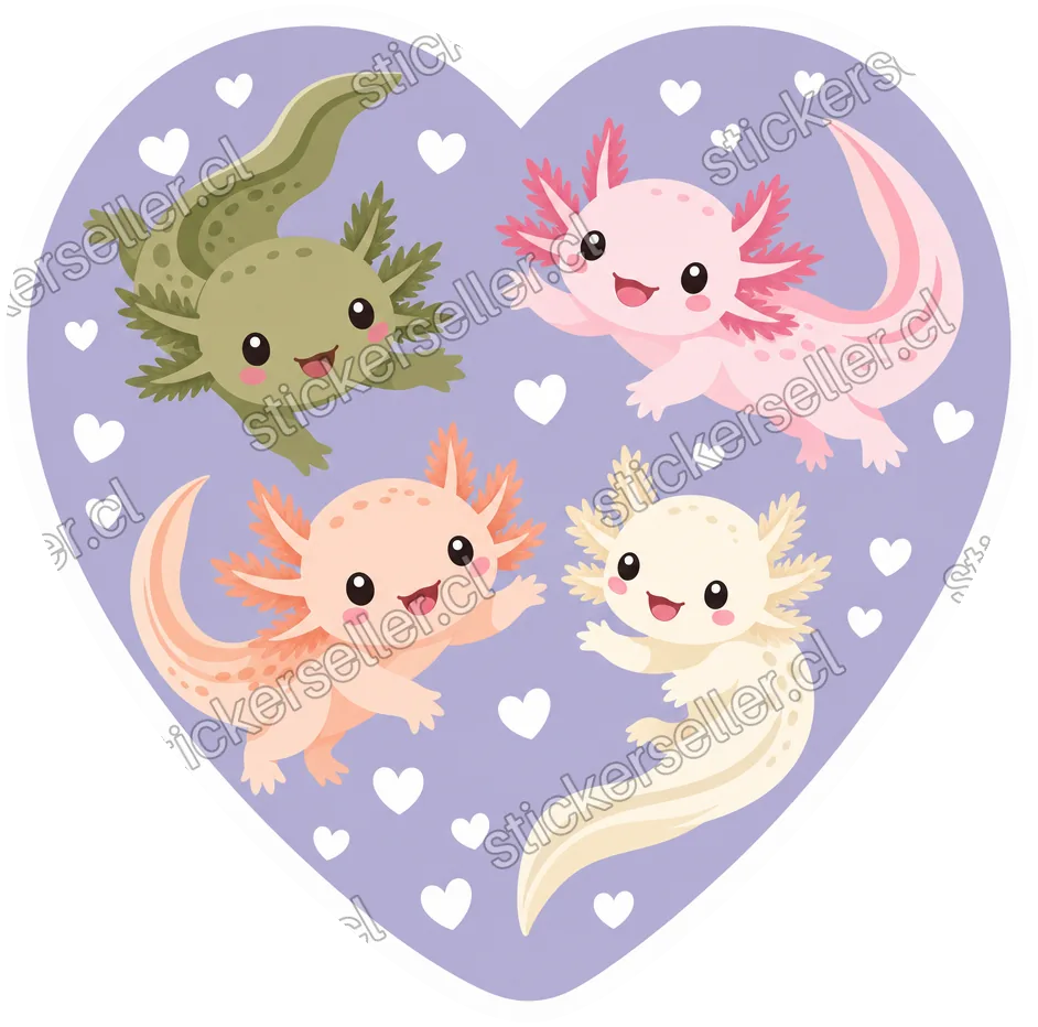 Corazón de ajolotes
