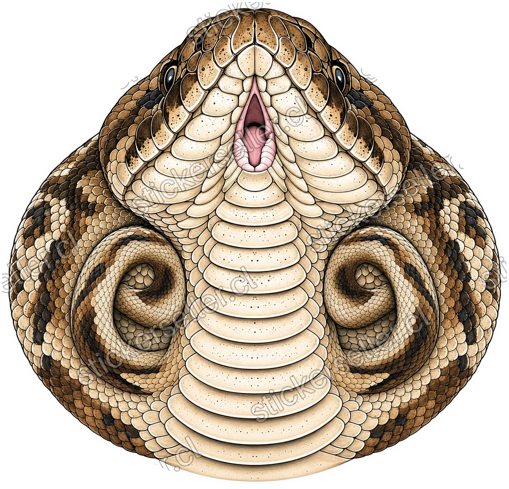 Máscara de escamas de serpiente