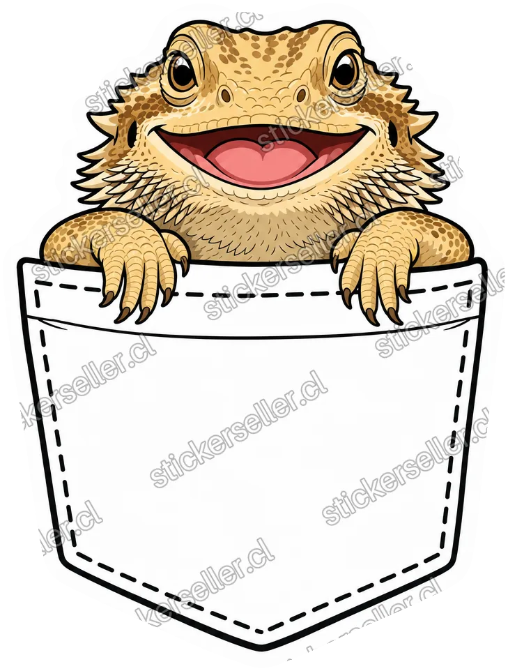 Dragón barbudo de bolsillo
