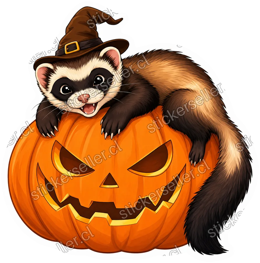 Hurón de Halloween