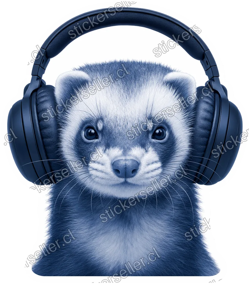 Audífonos en azul