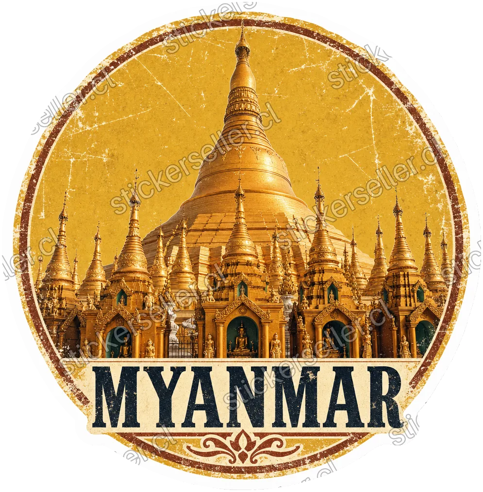 Pagoda dorada de Myanmar