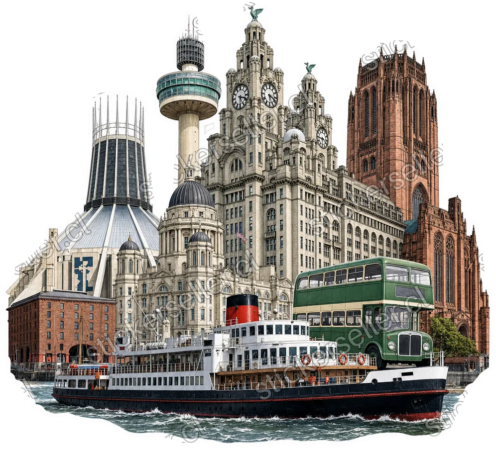 Postal de Liverpool
