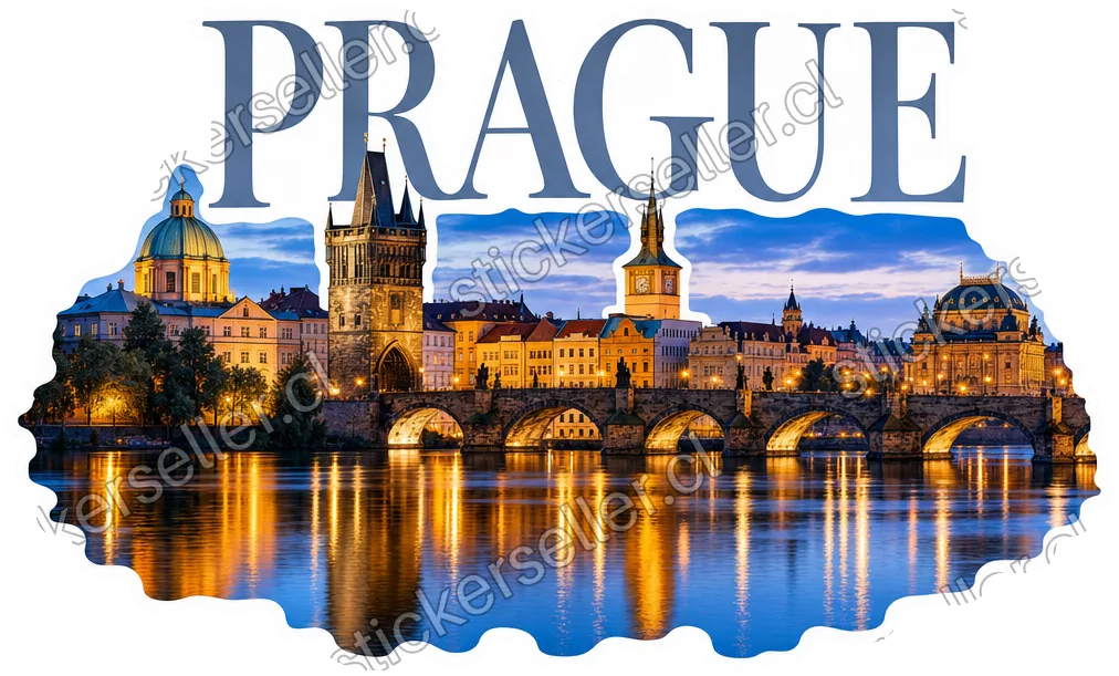 Praga junto al río