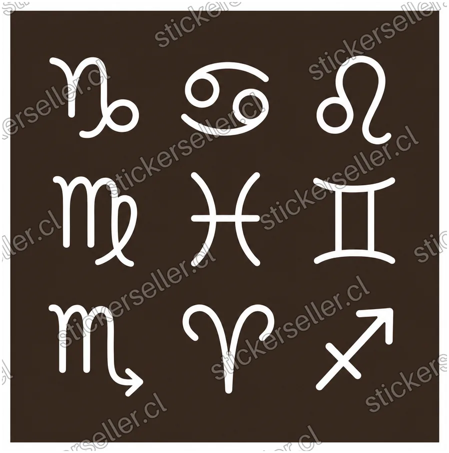 Grilla de signos zodiacales
