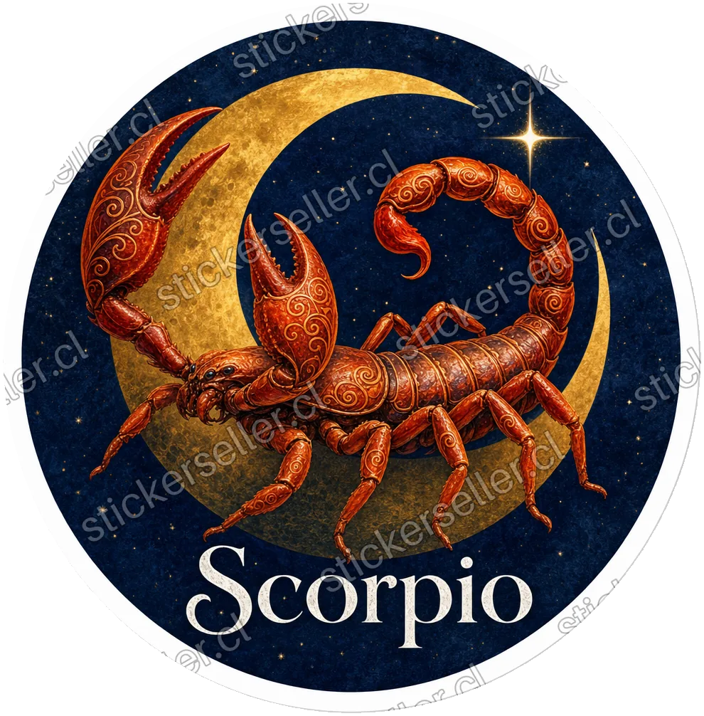 Escorpión de luna dorada