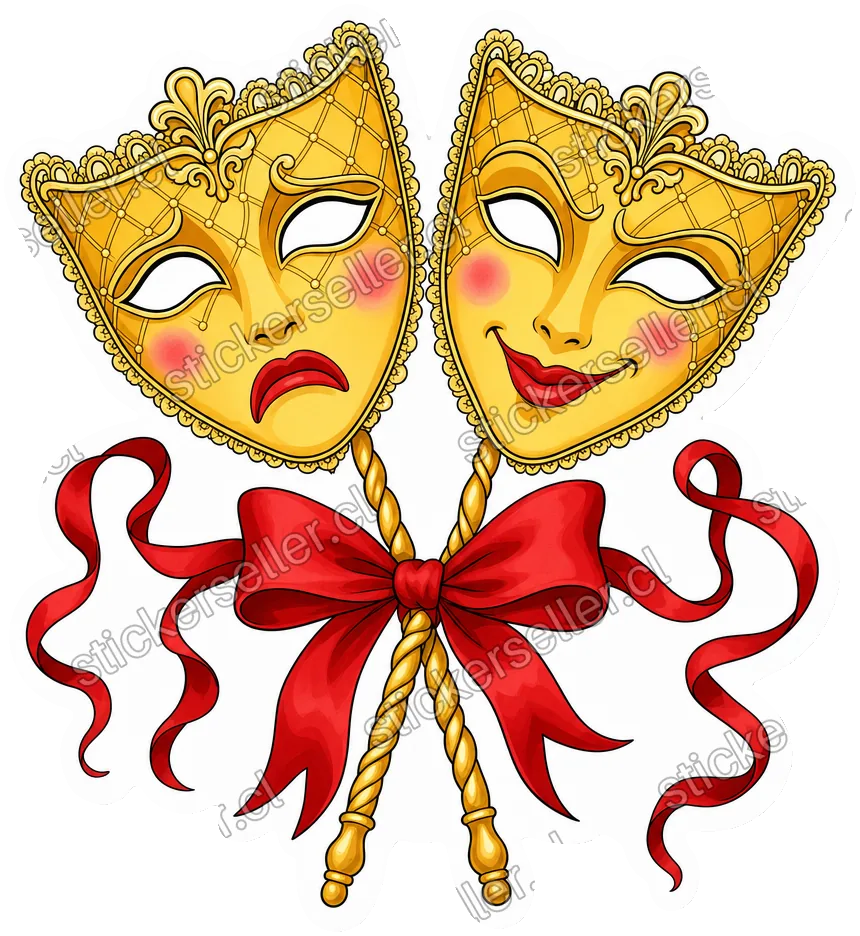Máscaras de comedia y tragedia