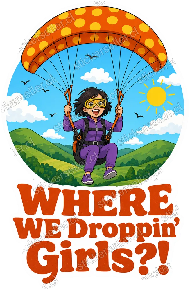 Parapente en día soleado